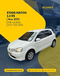 TOYOTA Etios Hatch 1.3 16V 4P FLEX XS TOYOTA Etios Hatch 1.3 16V 4P FLEX XS