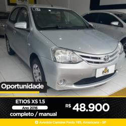 TOYOTA Etios Hatch 1.5 16V 4P FLEX XS