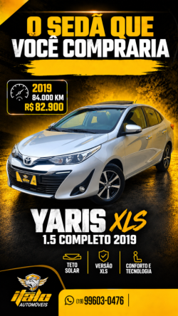 TOYOTA Yaris Hatch 1.5 16V 4P FLEX XLS CONNECT MULTIDRIVE AUTOMÁTICO CVT
