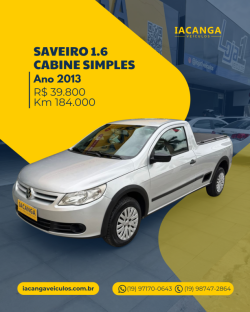 VOLKSWAGEN Saveiro 1.6 16V FLEX MSI ROBUST CABINE SIMPLES