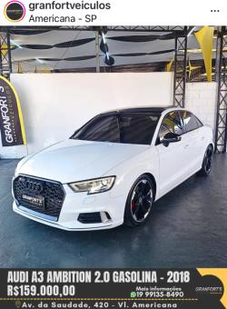 AUDI A3 Sedan 2.0 16V 4P TFSI AMBITION S-TRONIC AUTOMTICO