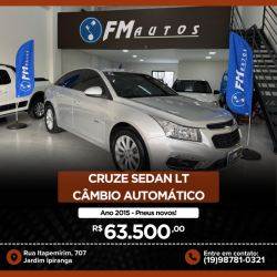 CHEVROLET Cruze Sedan 1.8 16V 4P LT ECOTEC FLEX AUTOMTICO