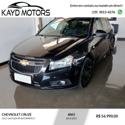 CHEVROLET Cruze Sedan 1.8 16V 4P LT ECOTEC FLEX AUTOMTICO