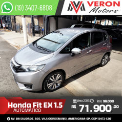 HONDA Fit 1.5 16V 4P EX FLEX AUTOMTICO