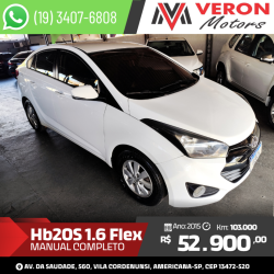 HYUNDAI HB 20 Sedan 1.6 16V 4P FLEX COMFORT STYLE