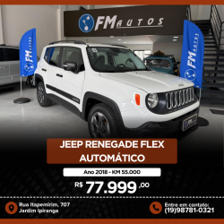 JEEP Renegade 1.8 16V 4P FLEX AUTOMTICO