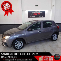 RENAULT Sandero 1.0 12V 4P FLEX SCE LIFE