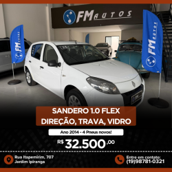 RENAULT Sandero 1.0 16V 4P FLEX AUTHENTIQUE