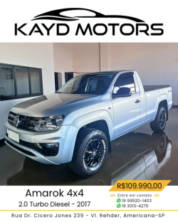 VOLKSWAGEN Amarok 2.0 16V 4X4 CABINE SIMPLES TURBO INTERCOOLER