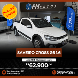 VOLKSWAGEN Saveiro 1.6 G6 CROSS CABINE ESTENDIDA FLEX