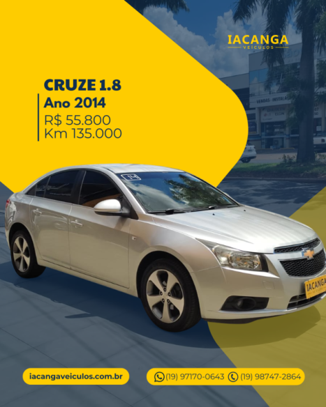 CHEVROLET Cruze Sedan 1.8 16V 4P LT ECOTEC FLEX, Foto 1