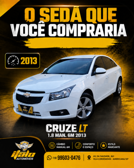 CHEVROLET Cruze Sedan 1.8 16V 4P LT ECOTEC FLEX, Foto 1
