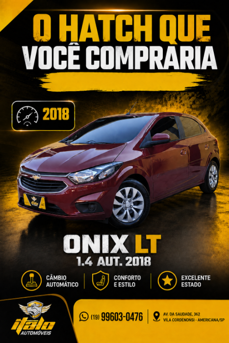 CHEVROLET Onix Hatch 1.4 4P FLEX LT AUTOM�TICO, Foto 1