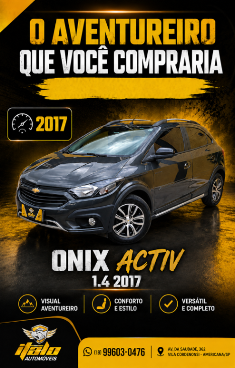 CHEVROLET Onix Hatch 1.4 4P FLEX ACTIV, Foto 1