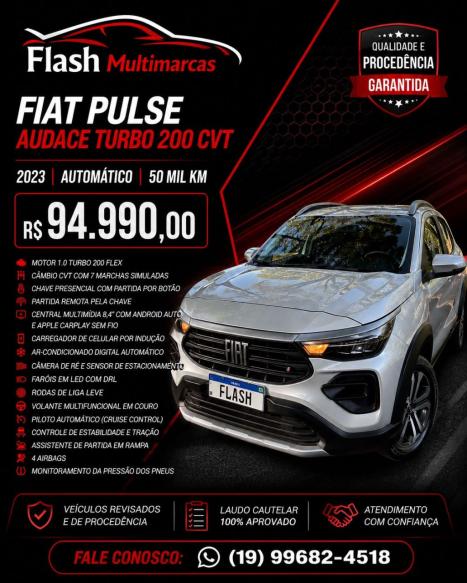 FIAT Pulse 1.0 12V 4P FLEX 200 AUDACE TURBO AUTOM�TICO CVT, Foto 1