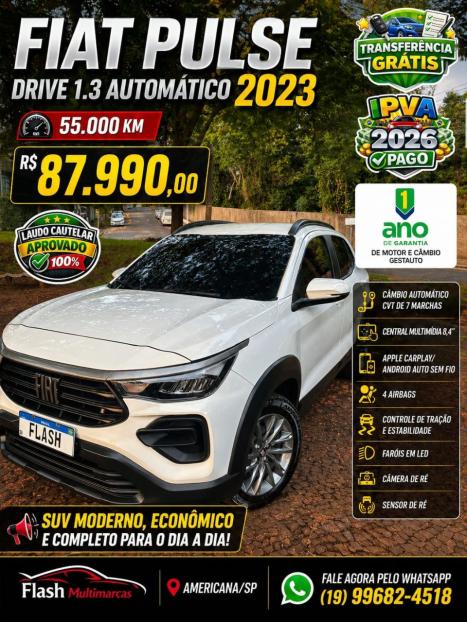 FIAT Pulse 1.3 16V 4P FLEX DRIVE AUTOM�TICO CVT, Foto 1