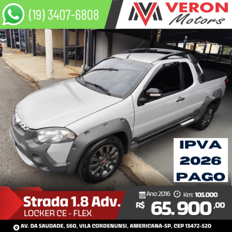 FIAT Strada 1.8 FLEX ADVENTURE LOCKER CABINE ESTENDIDA, Foto 1