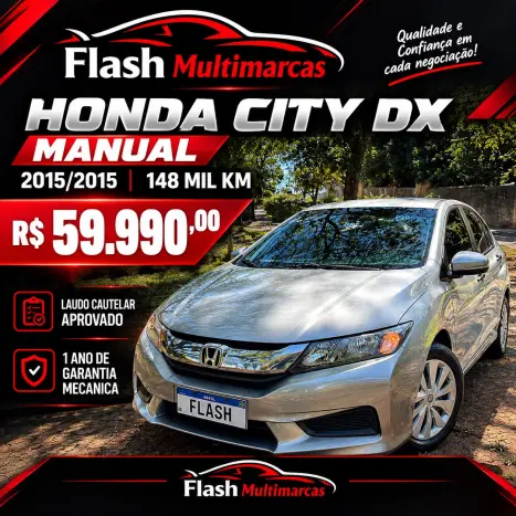 HONDA City Sedan 1.5 16V 4P DX FLEX, Foto 1