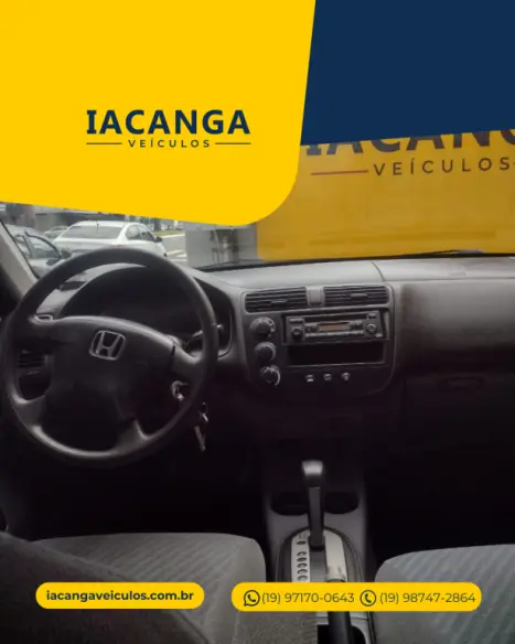 HONDA Civic 1.7 16V 4P EX AUTOM�TICO, Foto 6