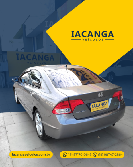 HONDA Civic 1.8 16V 4P FLEX LXS AUTOM�TICO, Foto 2