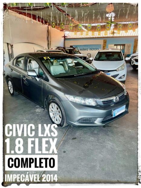 HONDA Civic 1.8 16V 4P FLEX LXS AUTOM�TICO, Foto 2
