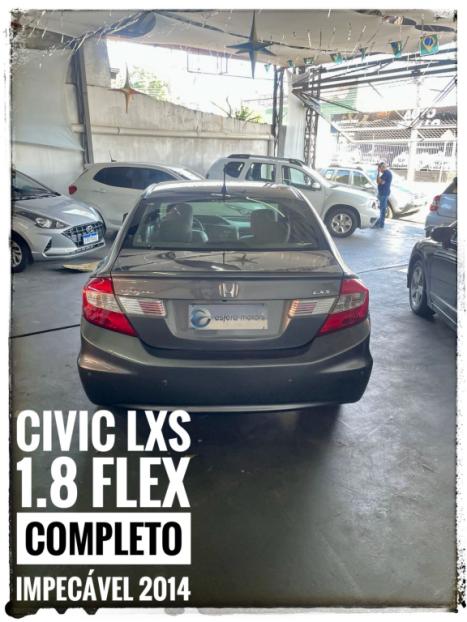 HONDA Civic 1.8 16V 4P FLEX LXS AUTOM�TICO, Foto 4