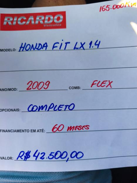 HONDA Fit 1.4 16V 4P LX FLEX, Foto 8