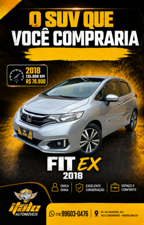 HONDA Fit 1.5 16V 4P EX FLEX AUTOMÁTICO, Foto 1