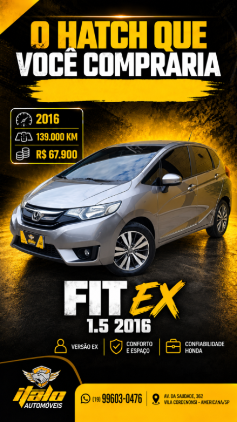 HONDA Fit 1.5 16V 4P EX FLEX AUTOMÁTICO, Foto 1