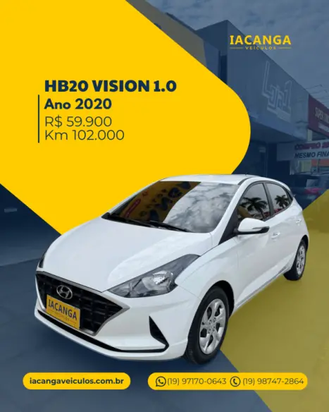 HYUNDAI HB 20 Hatch 1.0 12V 4P FLEX VISION, Foto 6