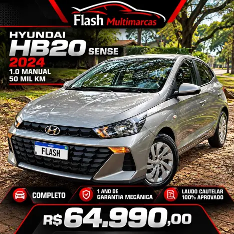 HYUNDAI HB 20 Hatch 1.0 12V 4P FLEX SENSE, Foto 1