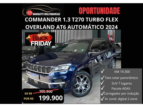 JEEP Commander 1.3 16V 4P FLEX T270 OVERLAND TURBO AUTOMTICO, Foto 1