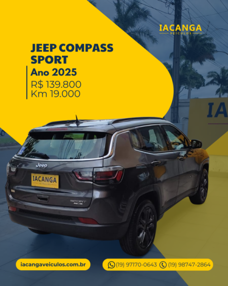 JEEP Compass 2.0 16V 4P FLEX SPORT 4X4 AUTOM�TICO, Foto 1