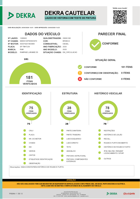 RAM Rampage 2.0 4P TURBO DIESEL LARAMIE 4X4 AUTOM�TICO, Foto 12