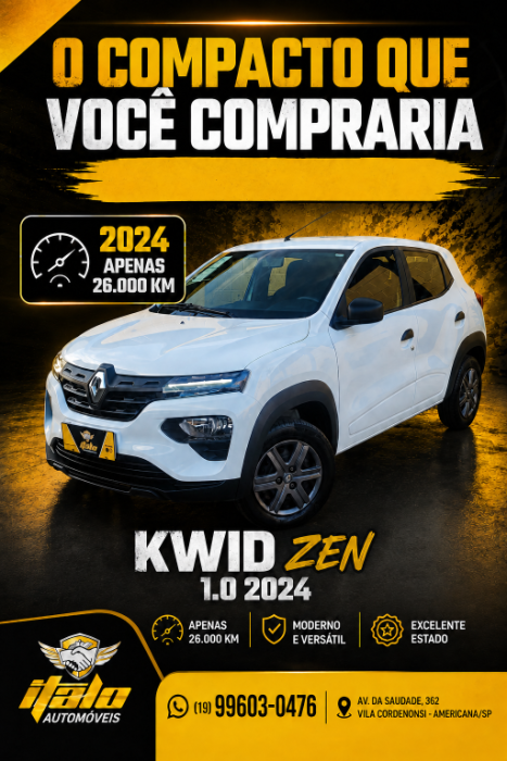 RENAULT Kwid 1.0 12V 4P SCE FLEX ZEN 2, Foto 1