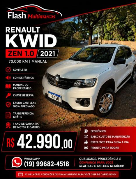 RENAULT Kwid 1.0 12V 4P SCE FLEX ZEN, Foto 1