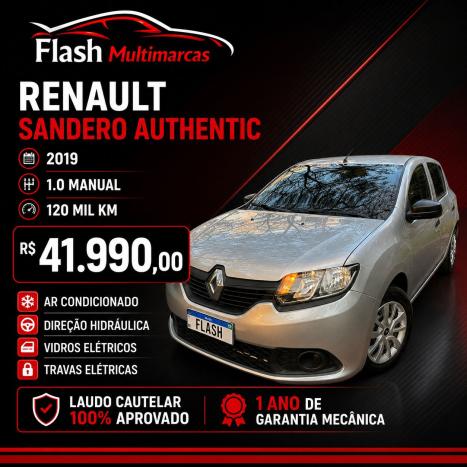 RENAULT Sandero 1.0 12V 4P FLEX SCE AUTHENTIQUE, Foto 1