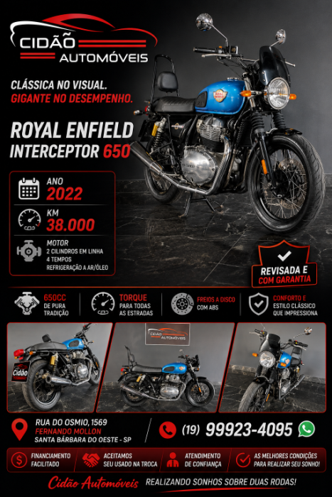 ROYAL ENFIELD Interceptor 650 , Foto 1