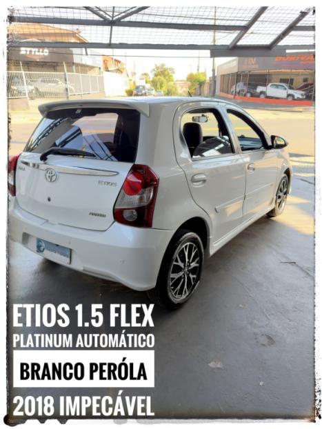 TOYOTA Etios Hatch 1.5 16V 4P FLEX PLATINUM AUTOMÁTICO, Foto 6
