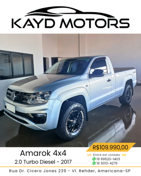 VOLKSWAGEN Amarok 2.0 16V 4X4 CABINE SIMPLES TURBO INTERCOOLER, Foto 1