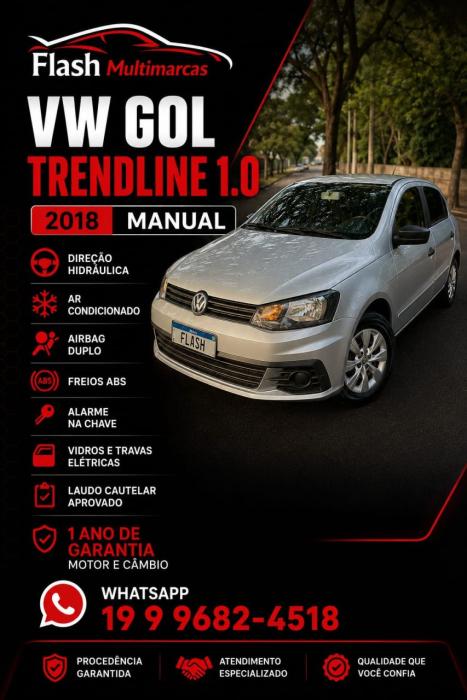 VOLKSWAGEN Gol 1.0 12V 4P FLEX MPI G7 TRENDLINE, Foto 1
