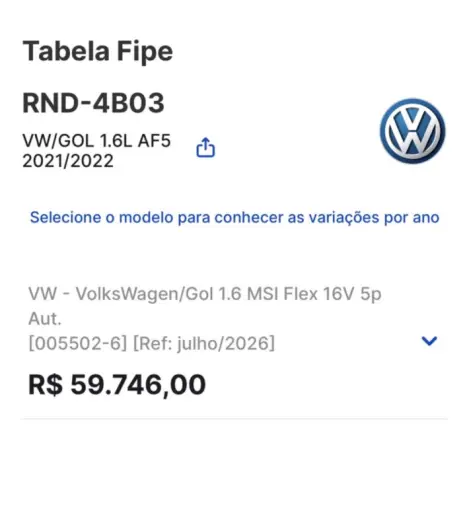 VOLKSWAGEN Gol 1.6 4P FLEX MSI G7 HIGHLINE I-MOTION AUTOMATIZADO, Foto 14