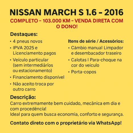 NISSAN March 1.6 16V 4P S FLEX, Foto 9