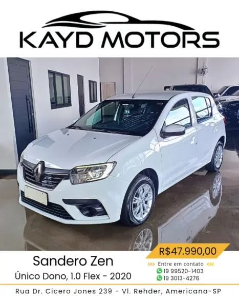 RENAULT Sandero 1.0 12V 4P FLEX SCE ZEN, Foto 1