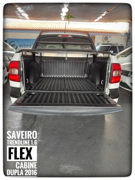 VOLKSWAGEN Saveiro 1.6 G7 CABINE DUPLA TRENDLINE FLEX, Foto 14