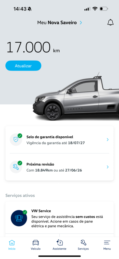 VOLKSWAGEN Saveiro 1.6 16V FLEX MSI ROBUST CABINE SIMPLES, Foto 13